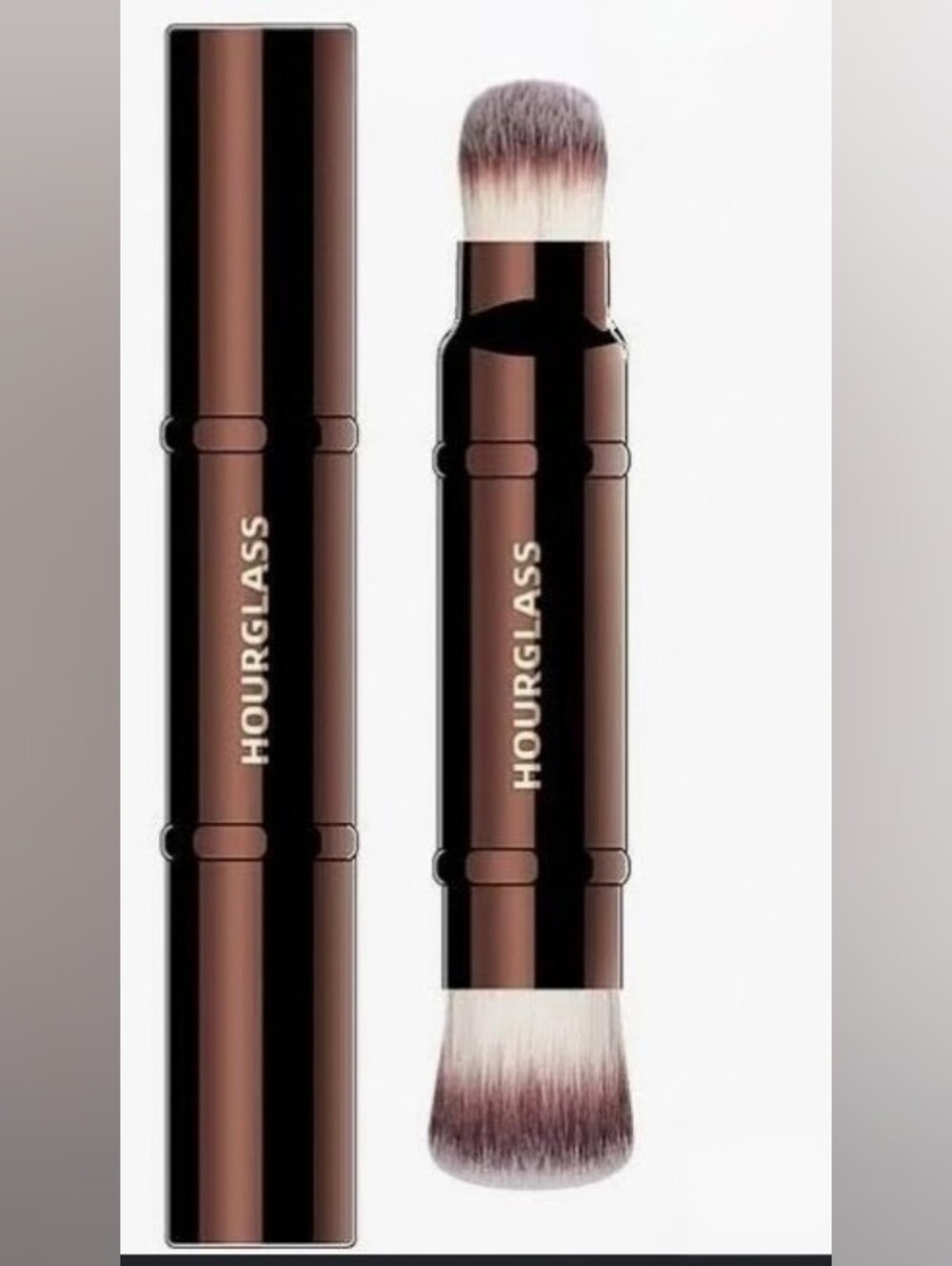 Hourglass Makeup Brush- No.15 Retractable Powder Double-Ended Complexion Brush - Picture 3 of 5